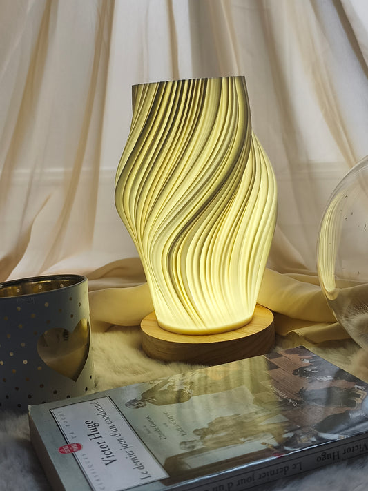 Sculpture Lumineuse / Lampe a chevet chic et moderne